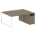 Рабочая станция Metal System Style БО.РС-СТП-2.3 1812x1475x750 (Дуб Наварра/Серый металл)