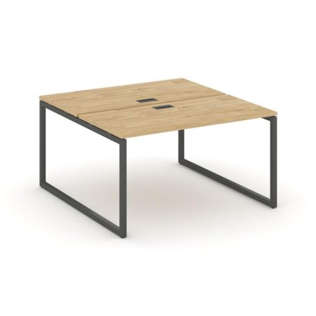 Рабочая станция 2-х сторонняя SN-4O.DRS-001 (980х1232х750) (Тиквуд Светлый/Металл Антрацит)