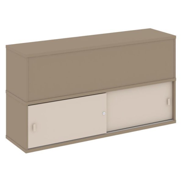 Надставка на 2 тумбы высокая ES.NV-3.1 (1500х410х795) (Латте/Капучино)