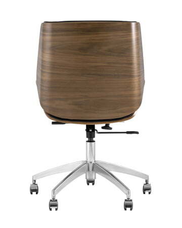 Кресло офисное TopChairs Crown черное (Компьютерное кресло Crown черный)