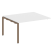 Проходной наборный элемент переговорного стола Metal System Style БП.ППРГ-3 1400x1235x750 (Дуб Наварра/Серый металл)