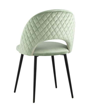 Стул Меган велюр с ромбами фисташковый (Стул Меган фисташковый)