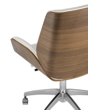 Кресло офисное TopChairs Crown бежевое (Компьютерное кресло Crown бежевый)