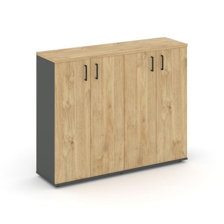 Тумба опорная/приставная SN.TOP-161 (1232х400х1150) (Антрацит/Тиквуд Светлый)