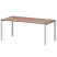 Стол на металлокаркасе для заседаний Арго-М АМ-0058 1800x850x760 (Темный шимо/Белый)