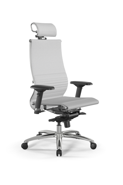 Кресло для руководителя Метта Samurai L2-7D - Infinity /Kc04/Nc04/D04P/H2cL-3D(M06.B31.G04.W03) (Белый)