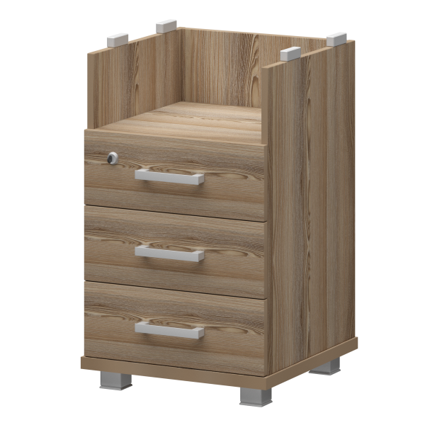 Корпус тумбы приставной Аргентум НТ-320 438x444x725 (Дуб сафари)