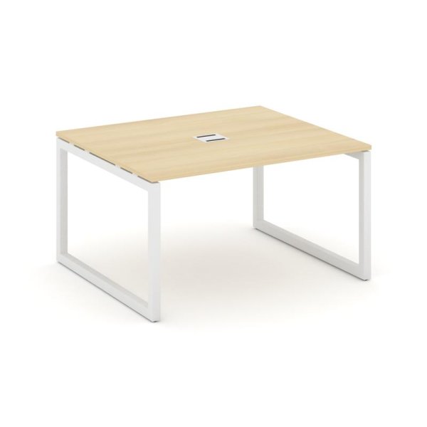 Стол переговорный SN-5O.SPRG-032 (1180х1180х750) (Акация Лорка/Металл Белый)