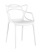 Стул Masters (Мастерс) пластик белый (Стул пластиковый Masters белый)