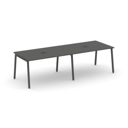 Стол переговорный SN-4A.SPRG-011 (1960х980х750) (Антрацит/Металл Антрацит)