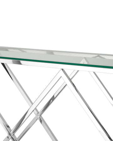 Консоль ИНСИГНИЯ 115*30 серебро (Консоль Инсигния серый)