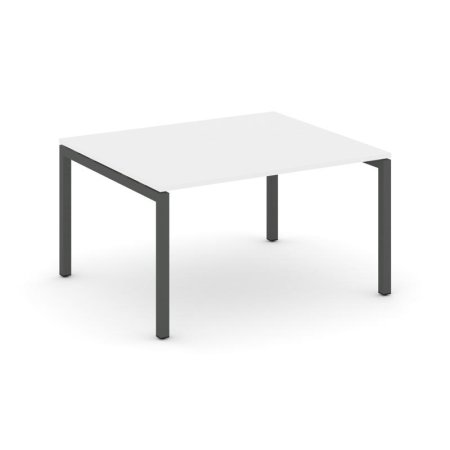 Стол переговорный SN-5P.SPRG-033.3 (1380х1180х750) (Белый/Металл Антрацит)