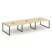 Рабочая станция 2-х сторонняя SN-6O.DRS-083 (4140х1632х750) (Тиквуд Светлый/Металл Антрацит)