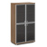 Шкаф V-669 (Металлик / Дуб Кобург)
