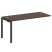 Проходной наборный элемент рабочей станции Metal System Style БП.ПРС-СП-1.4 1600x720x750 (Дуб Наварра/Серый металл)