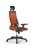 Кресло для руководителя Метта Sit 10 B2-160D - X2+Extra /Km39/Wm12/D03P/H3mL-2D(M09.B02.G15.W01) (Черный | Оранжевый)
