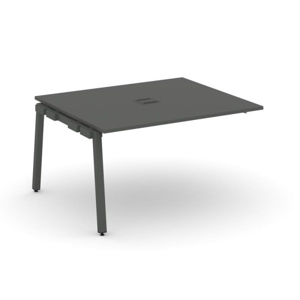 Проходной наборный элемент переговорного стола SN-5A.NSPRG-032 (1180х1180х750) (Антрацит/Металл Антрацит)