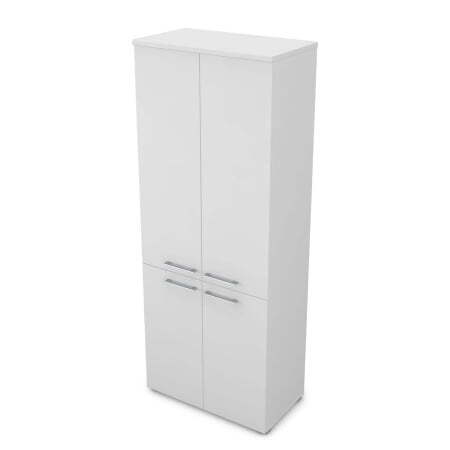 Шкаф высокий Gloss line 9НШ.005.5 800x450x2045 (Белый премиум)