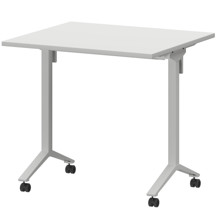 Стол мобильный складной Моби МБ22-80.70 800x700x750 (Белый/Белый)