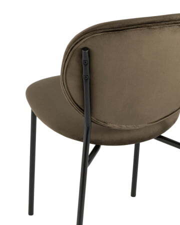 Стул Стенли велюр коричневый (Стул Стенли коричневый)