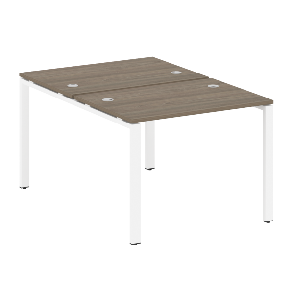 Рабочая станция Metal System Style БП.РАС-СП-2.1 1000x1475x750 (Вяз/Белый металл)