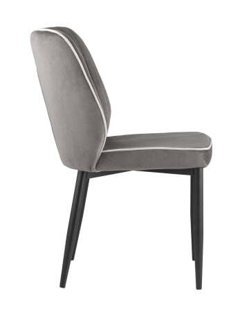 Стул Лоренс велюр антрацитовый (Стул Лоренс антрацитовый)
