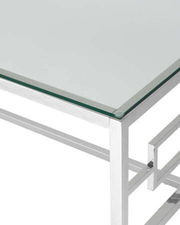 Журнальный стол 120*60 БРУКЛИН серебро (Журнальный стол Бруклин серый)