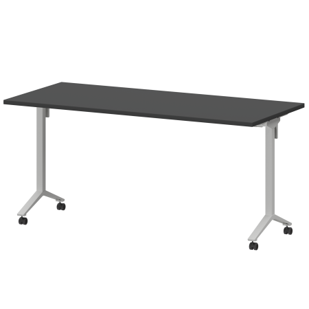 Стол мобильный складной Моби МБ25-160.70 1600x700x750 (Графит/Белый)