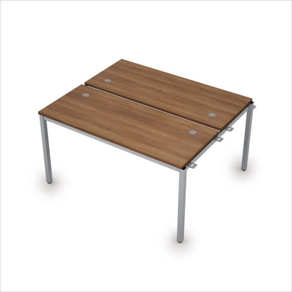 6МБН.269 Сдвоенные бенч-системы, начальный модуль (1400x1235x750) (Шамони темный/Алюминий матовый)