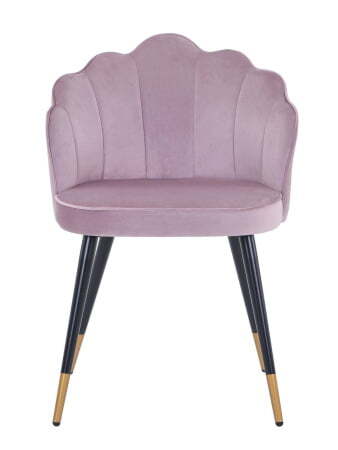 Стул Камилла велюр пепельно-розовый (Стул Камилла пыльно розовый)