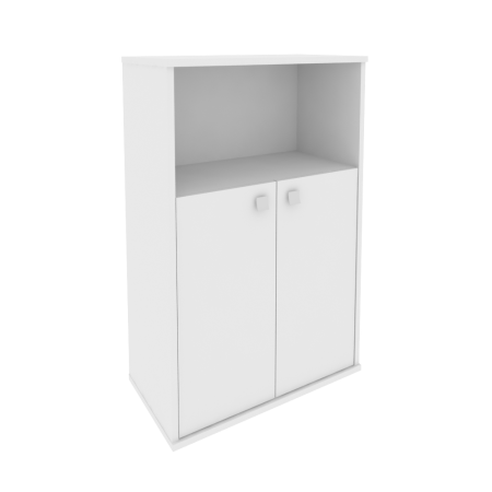 Шкаф широкий средний Style Л.СТ-2.1 778x410x1215 (Белый)