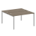 Рабочая станция Metal System Style БП.РАС-СП-2.3 1400x1475x750 (Дуб Наварра/Серый металл)