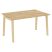 Стол переговорный на деревянных опорах Onix Wood OW.PRG-1.3 1380x980x750 (Тиквуд Светлый/Дуб Темный)