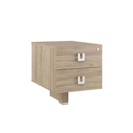 Тумба подвесная с 2 ящиками в каби руководителя SOL297301 420x570x530 (Вяз)