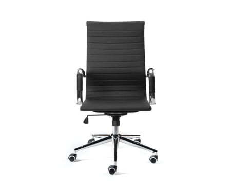 Техно / хром / черная экокожа (Черный)