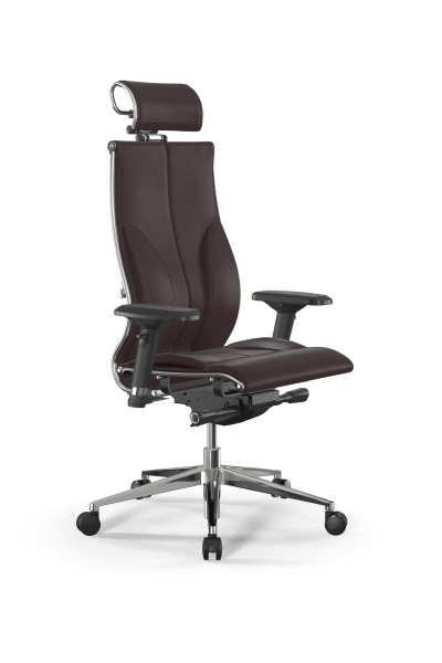 Кресло для руководителя Метта Samurai B2-10D - Infinity /Kc06/Nc06/D04P/H2cL-3D(M26.B32.G25.W03) (Темно-коричневый)