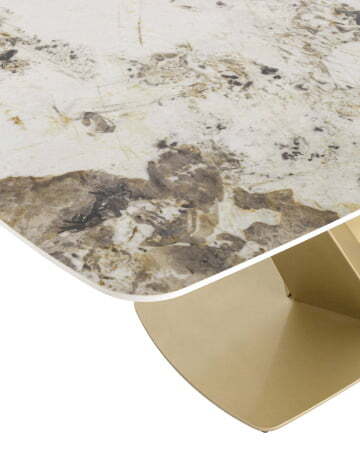 Стол обеденный Аврора 180*90 керамика светлая (Стол обеденный Аврора серый)