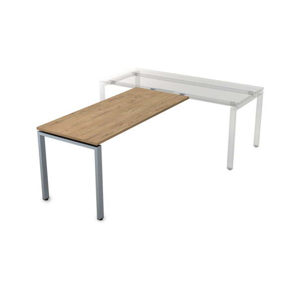 БП-П.008 Брифинг приставка (1200x700x750) (TeakwoodСерый)