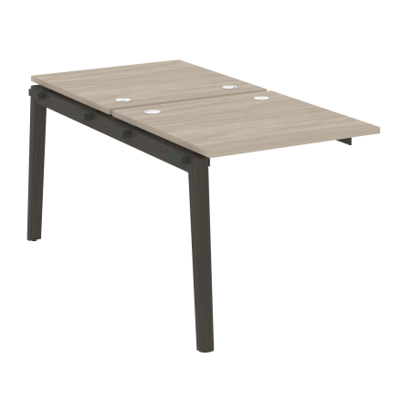 Наборный элемент рабочей станции на деревянных опорах Onix Wood OW.2.NRS-0.8 780x1635x750 (Дуб Аттик/Дуб Темный)