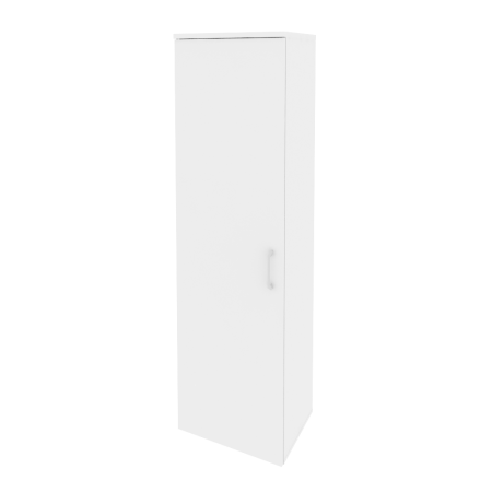 Гардероб узкий левый Onix O.GB-1L 560x420x1977 (Белый Бриллиант)