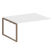 Проходной наборный элемент переговорного стола Metal System Style БО.ППРГ-4 1600x1235x750 (Дуб Наварра/Серый металл)