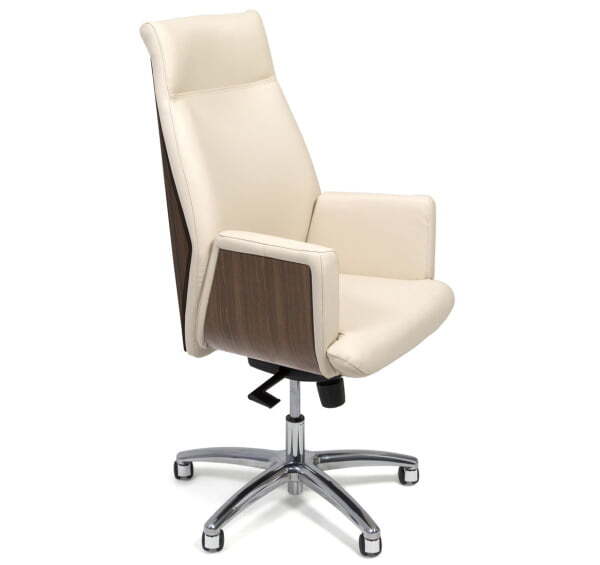 ZEUS/A Кресло для руководителя (Орех | Бежевый)
