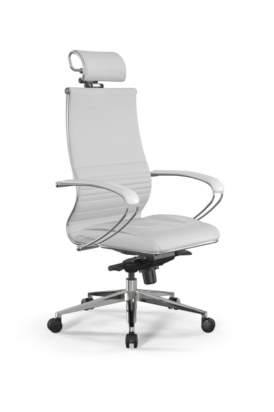 Кресло для руководителя Метта Samurai L2-8K - Infinity /Kc04/Wm06/K2cL/H2cL-3D(M06.B32.G11.W03) (Белый)