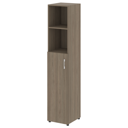 Шкаф высокий узкий нужен топ левый LT.SU 1.6 L 400x450x1990 (Вяз Благородный)