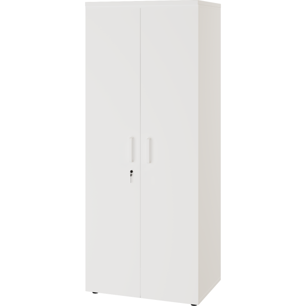 Шкаф для одежды Смарт СМШ-58-6ШД 729x594x1990 (Белый)