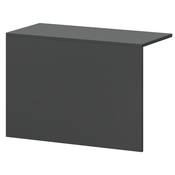 Накладка для стойки Ресепшн А-652 810x380x560 (Графит)