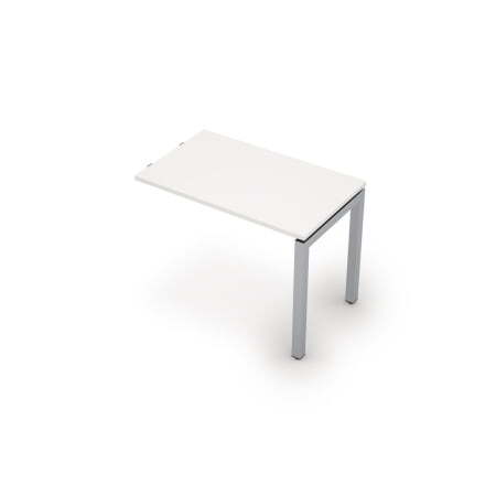 6МПР.501 Приставной элемент (1000x600x750) (Белый/Алюминий матовый)