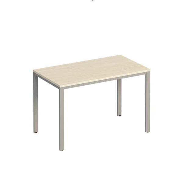 Стол письменный на металлокаркасе  Комфорт МП2 К 161 1200x670x750 (Дуб шамони светлыйСерый)