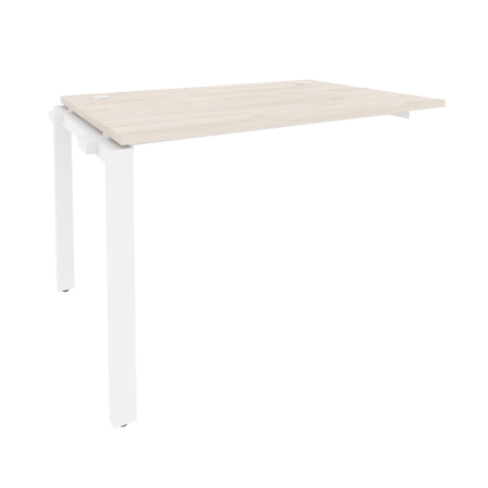 Наборный элемент рабочей станции на П-образном м/к Onix O.MP-1.NRS-2.8 1180x800x750 (Денвер Светлый/Белый Металл)