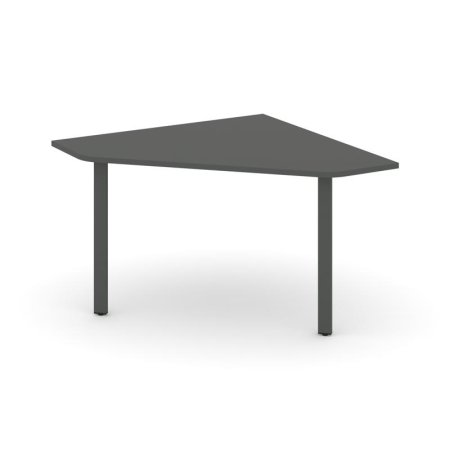 Угловой элемент переговорного стола SN-6.UPRG-031 (1180х1180х750) (Антрацит/Металл Антрацит)